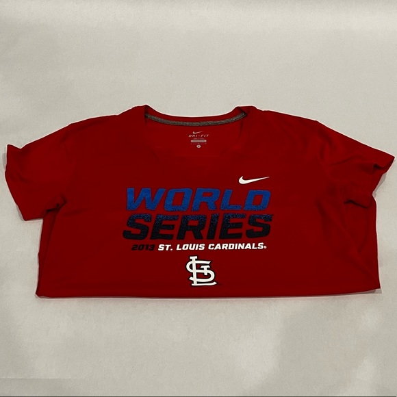 Nike Dri Fit 2013 World Series St Louis Cardinals Shirt Size Large - Picture 3 of 4